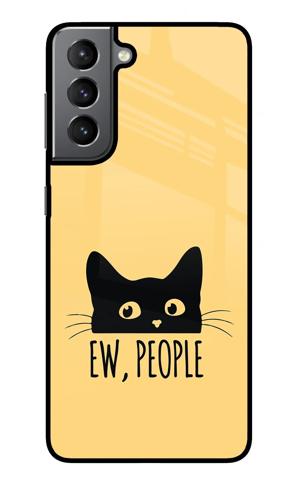 Ew People Catitude Samsung S21 Plus Glass Case