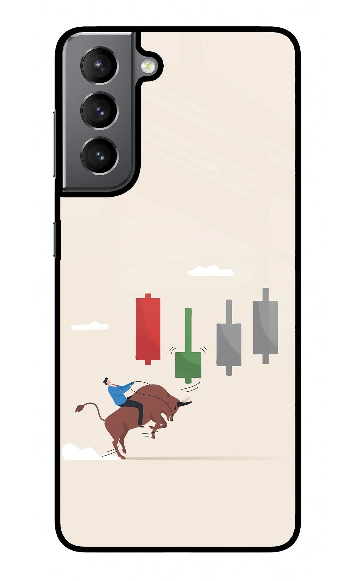 Bull Trading Momentum Samsung S21 Plus Glass Case