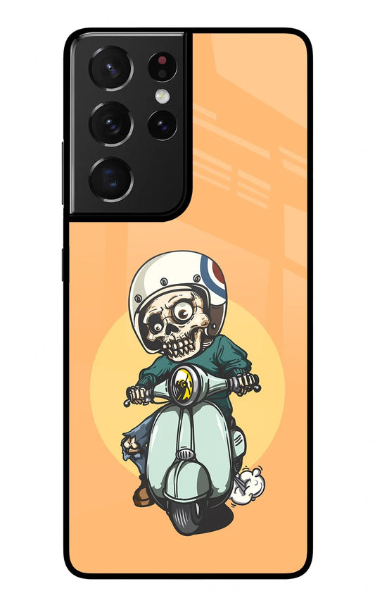 Undead Biker Samsung S21 Ultra Glass Case