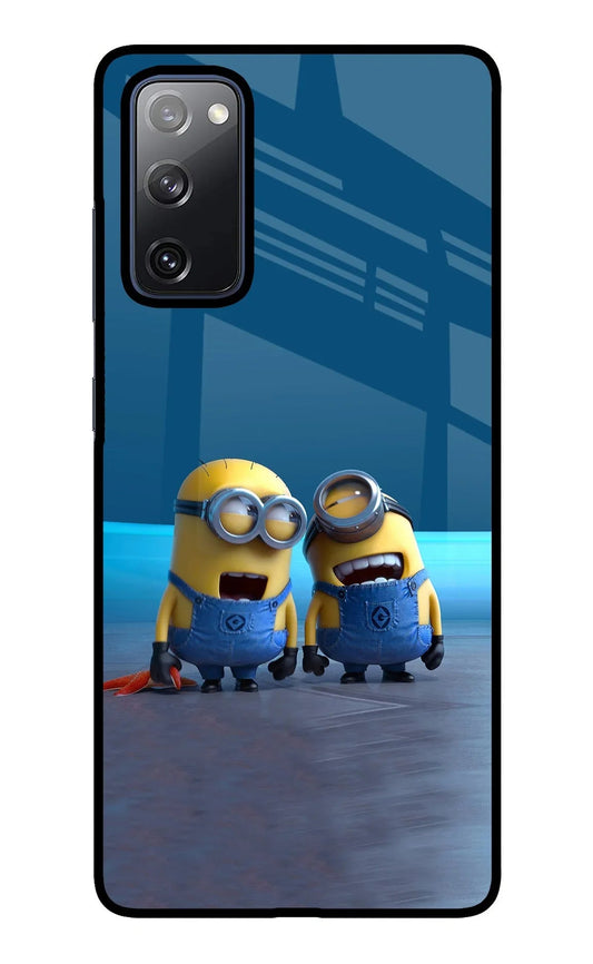 Minion Laughing Samsung S20 FE Glass Case