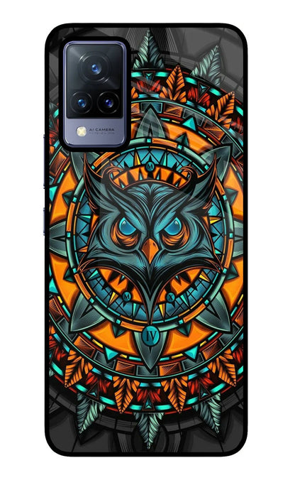 Angry Owl Art Vivo V21 Back Cover