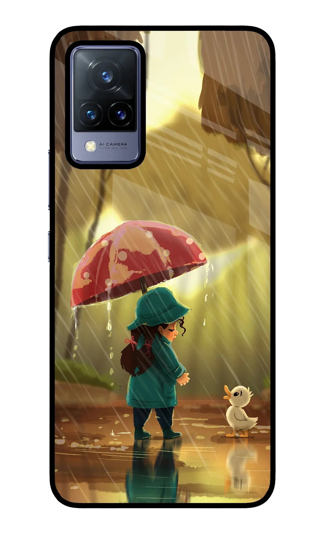 Rainy Day Vivo V21 Back Cover