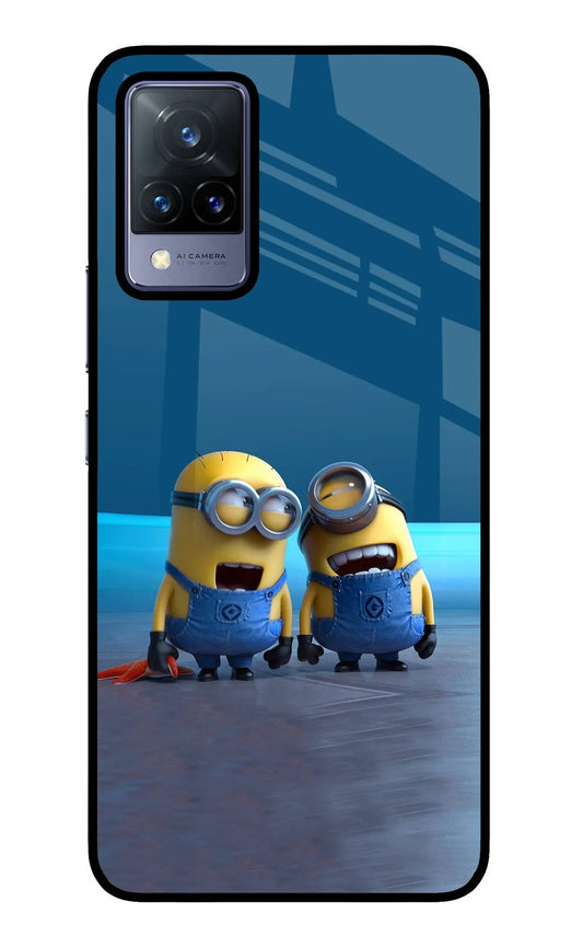 Minion Laughing Vivo V21 Back Cover