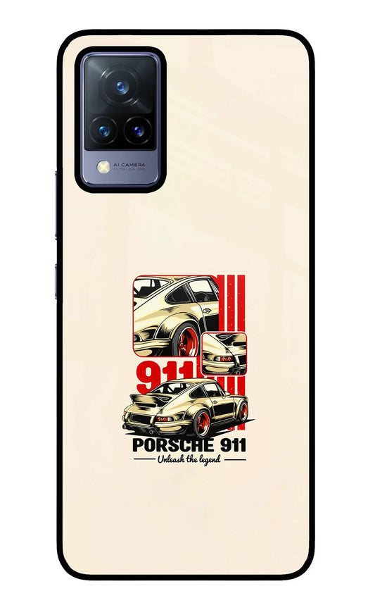 Classic Porsche 911 Vivo V21 Glass Case