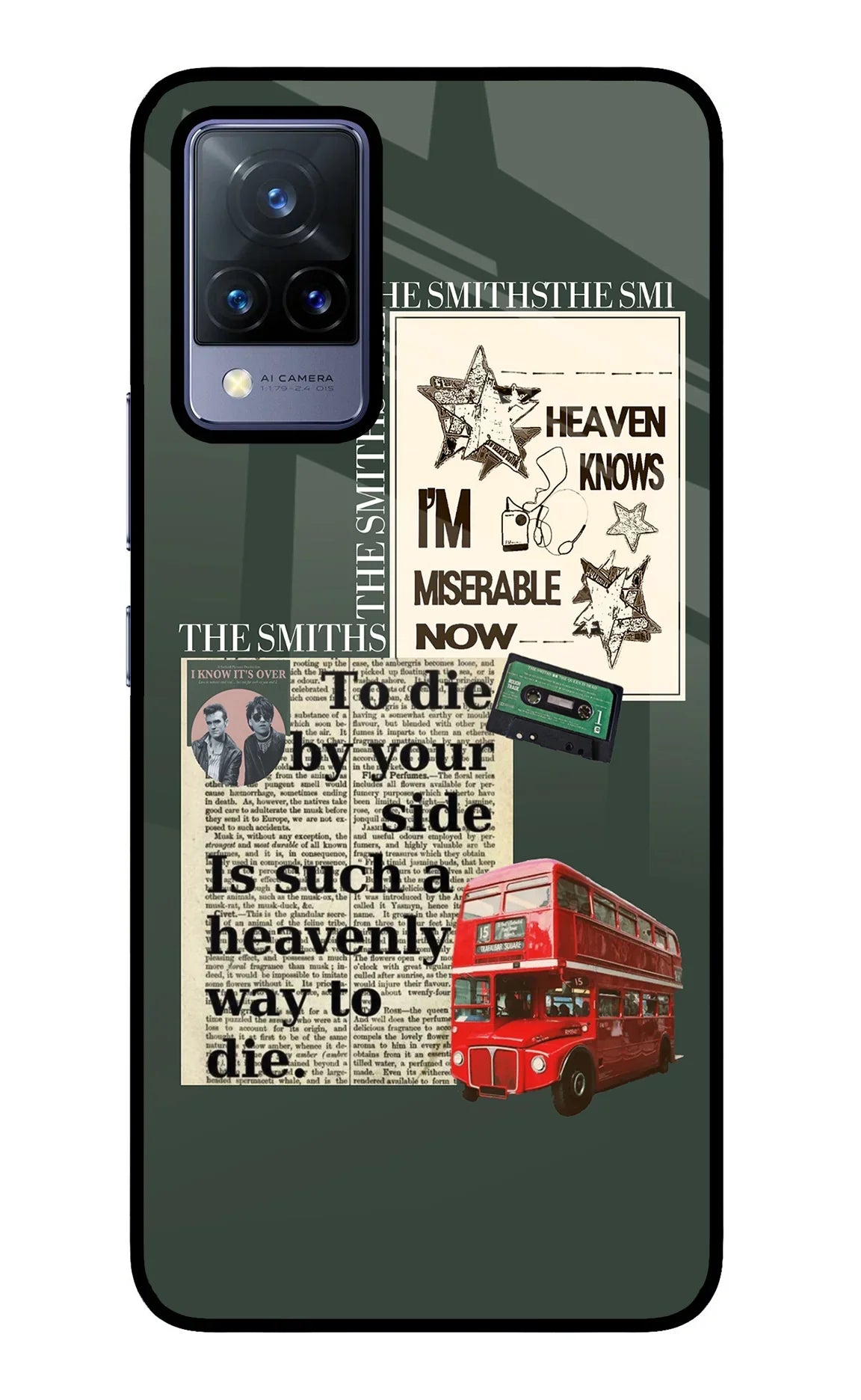 The Smiths Vivo V21 Glass Case