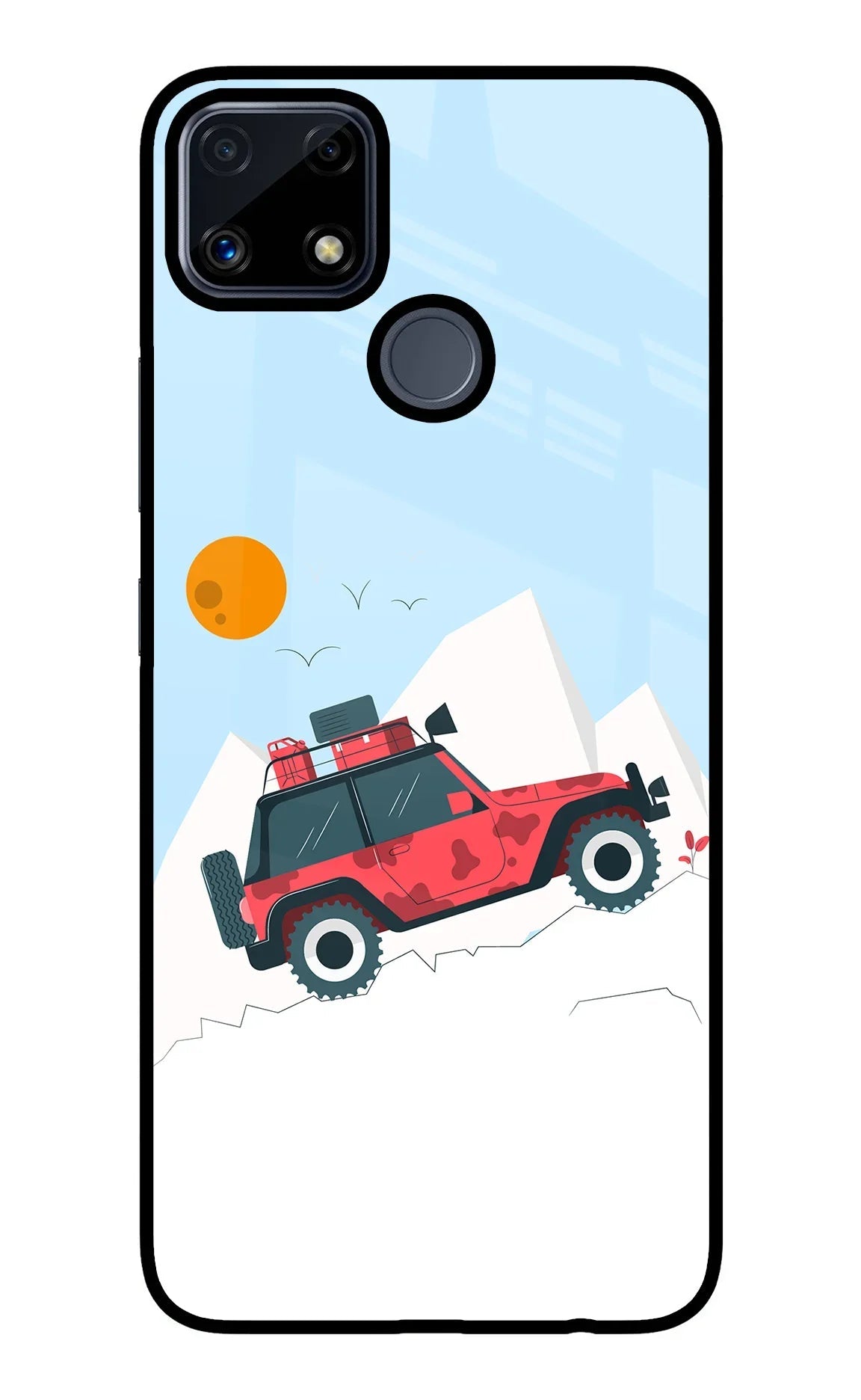 Mountain Trail Beast Realme C25/C25s Glass Case