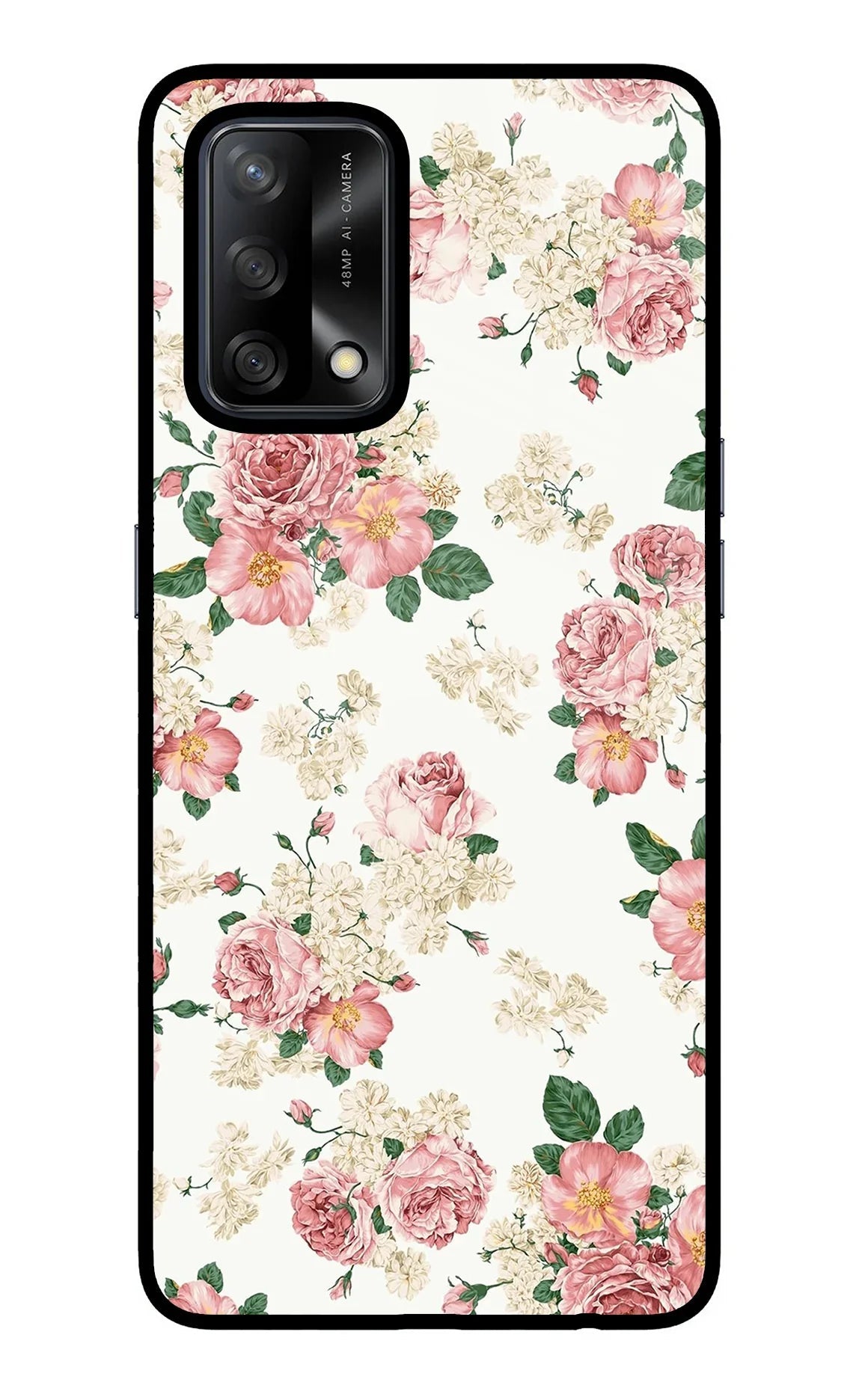 Flowers Oppo F19/F19s Back Cover
