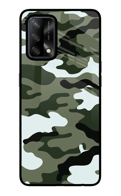 Camouflage Oppo F19/F19s Back Cover