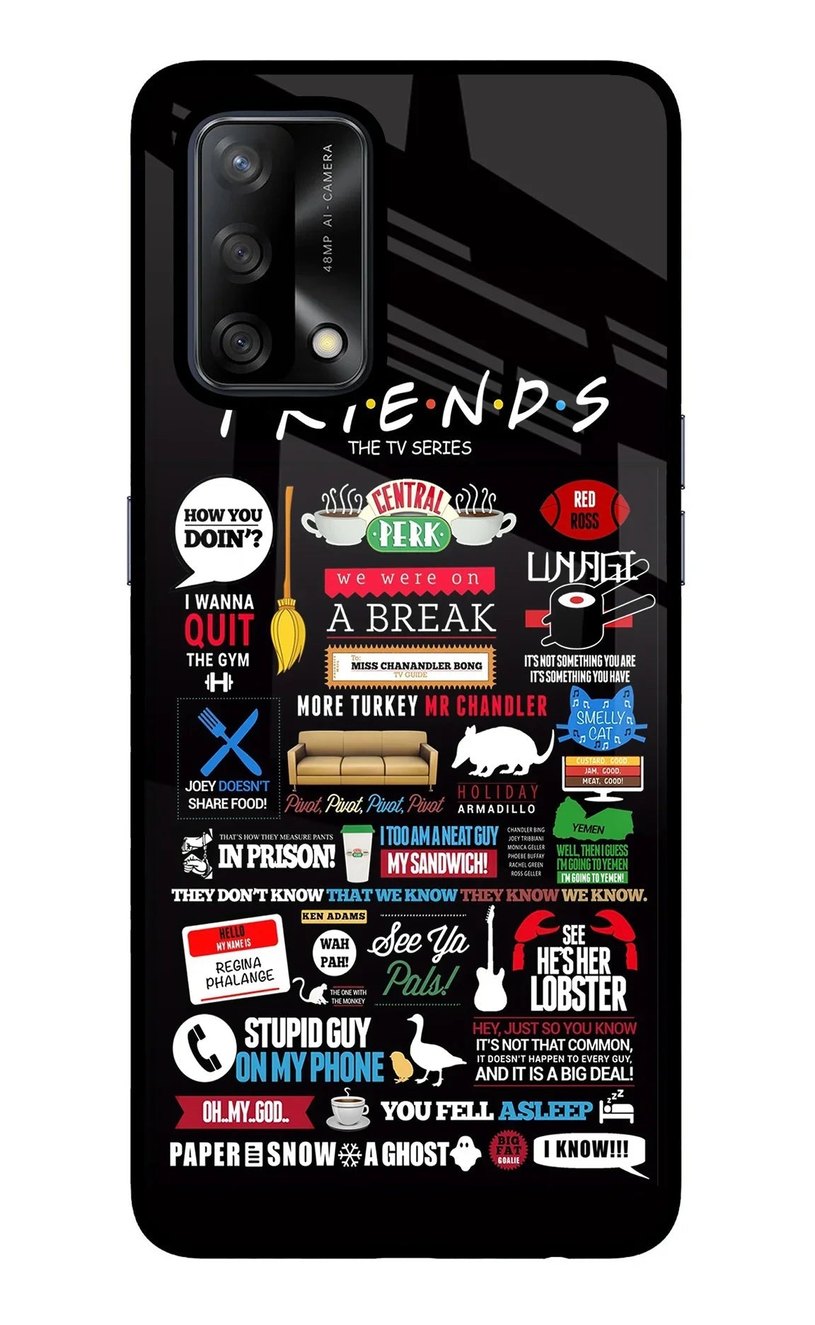 FRIENDS Oppo F19/F19s Back Cover