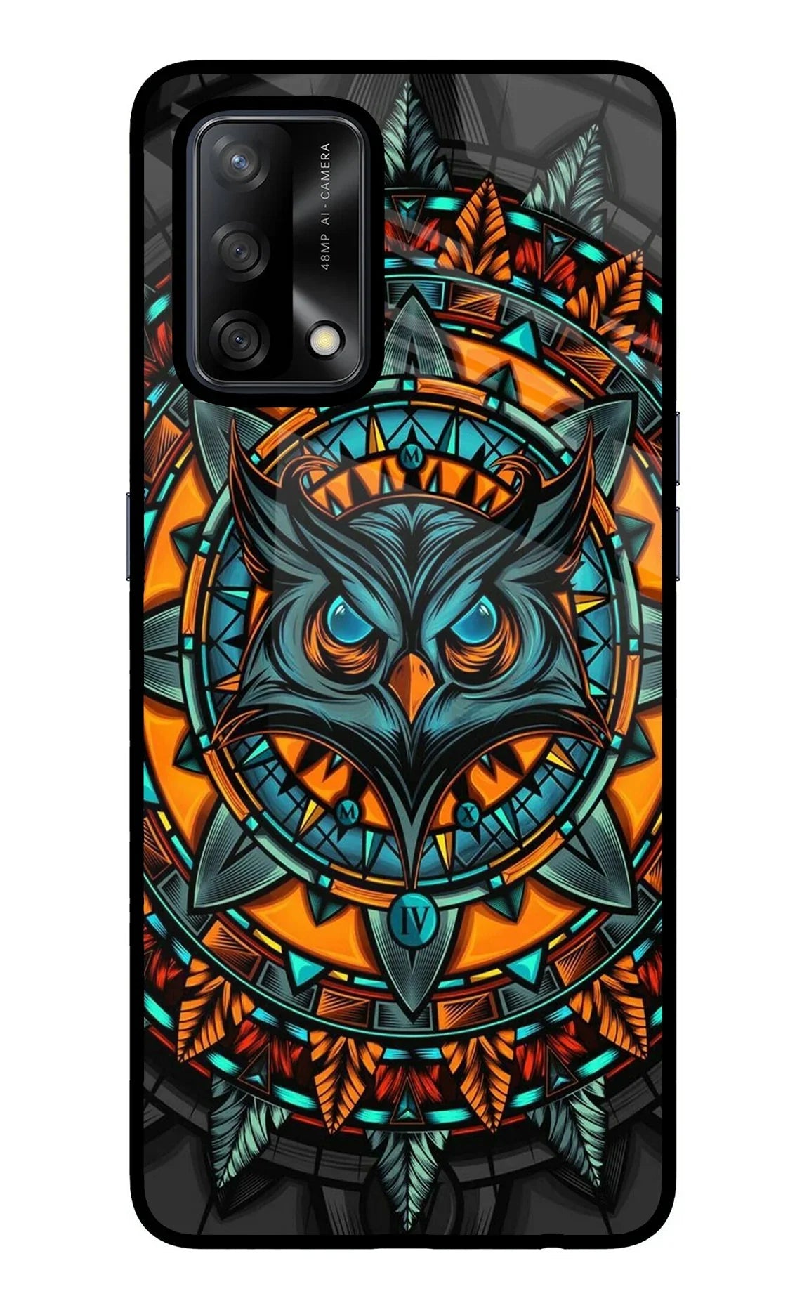 Angry Owl Art Oppo F19/F19s Back Cover
