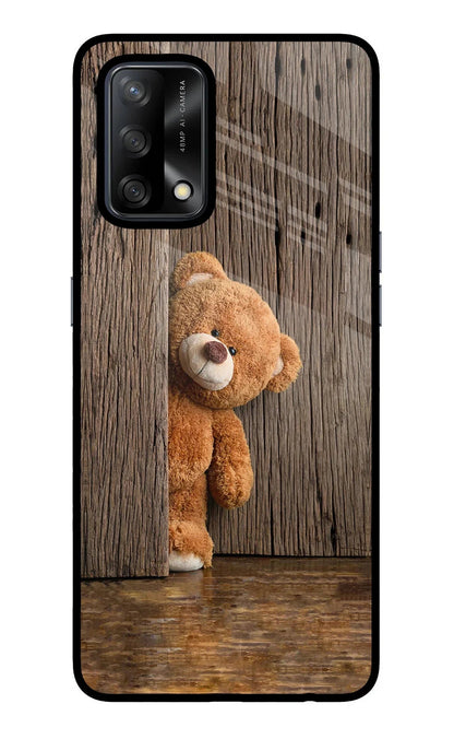 Teddy Wooden Oppo F19/F19s Back Cover
