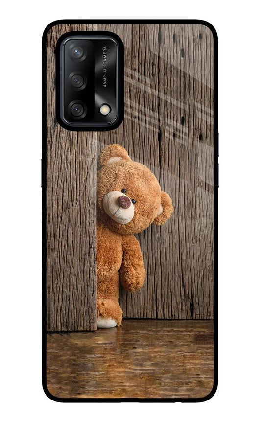 Teddy Wooden Oppo F19/F19s Back Cover