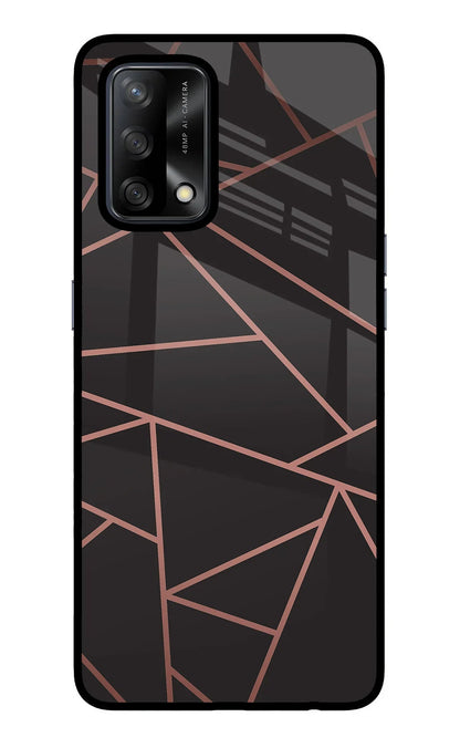 Geometric Pattern Oppo F19/F19s Back Cover