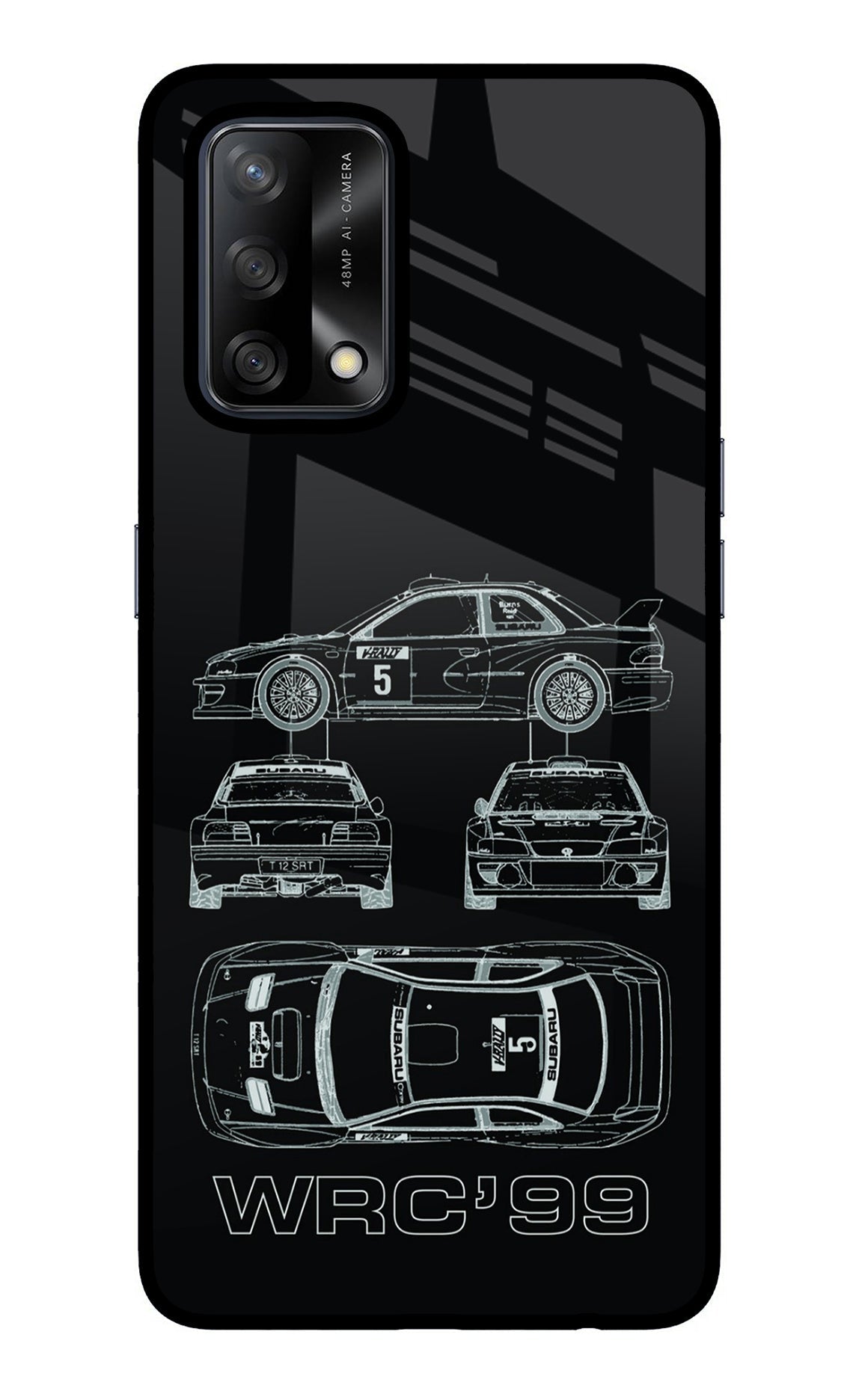 WRC'99 Oppo F19/F19s Glass Case