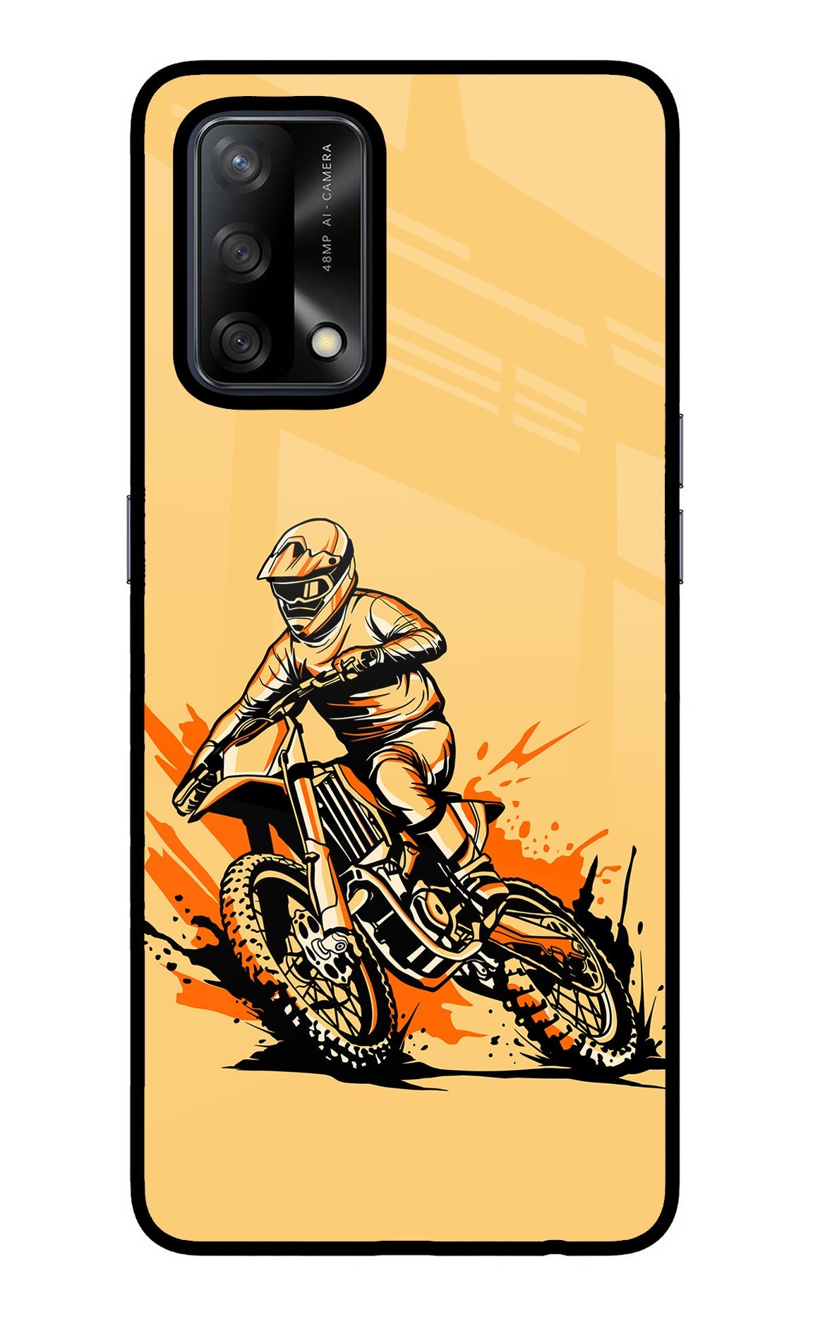 Off-Road Fury Oppo F19/F19s Glass Case