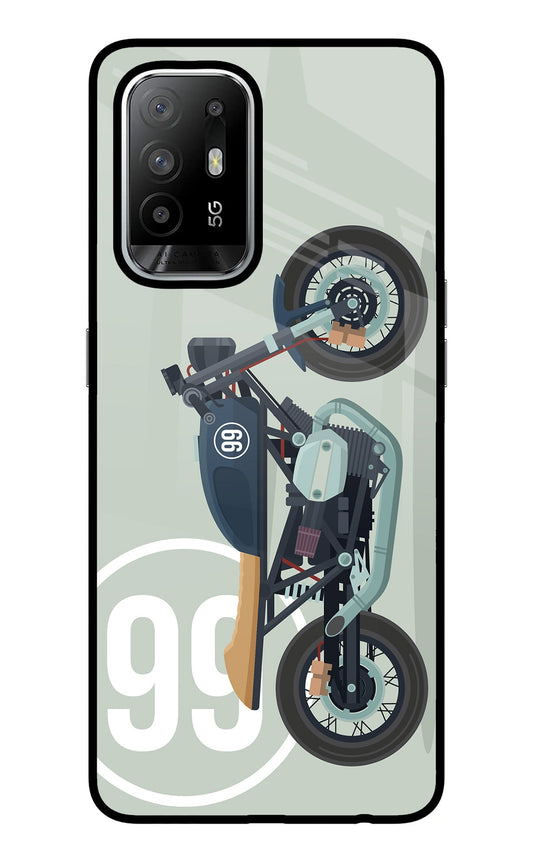 Classic Cafe Racer 99 Oppo F19 Pro+ Back Cover