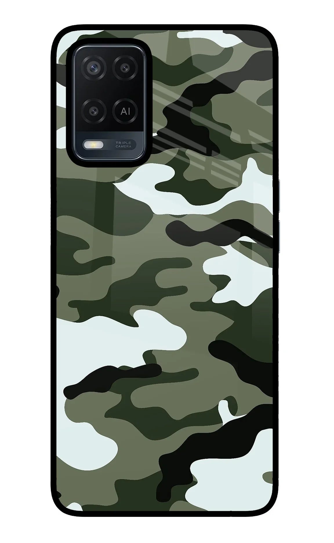 Camouflage Oppo A54 Back Cover