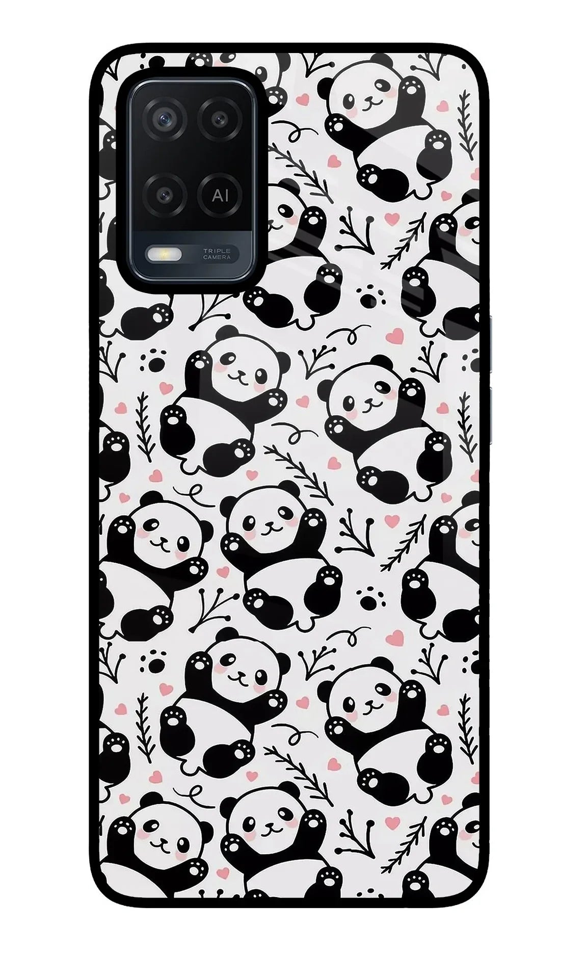Cute Panda Oppo A54 Back Cover