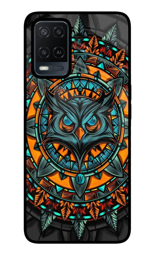 Angry Owl Art Oppo A54 Back Cover