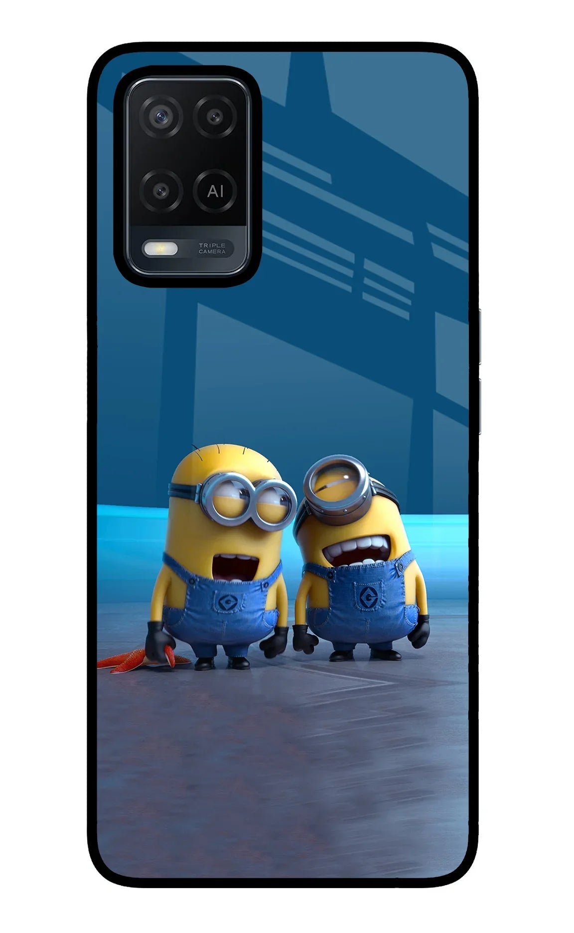 Minion Laughing Oppo A54 Back Cover