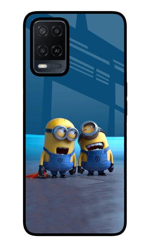 Minion Laughing Oppo A54 Back Cover