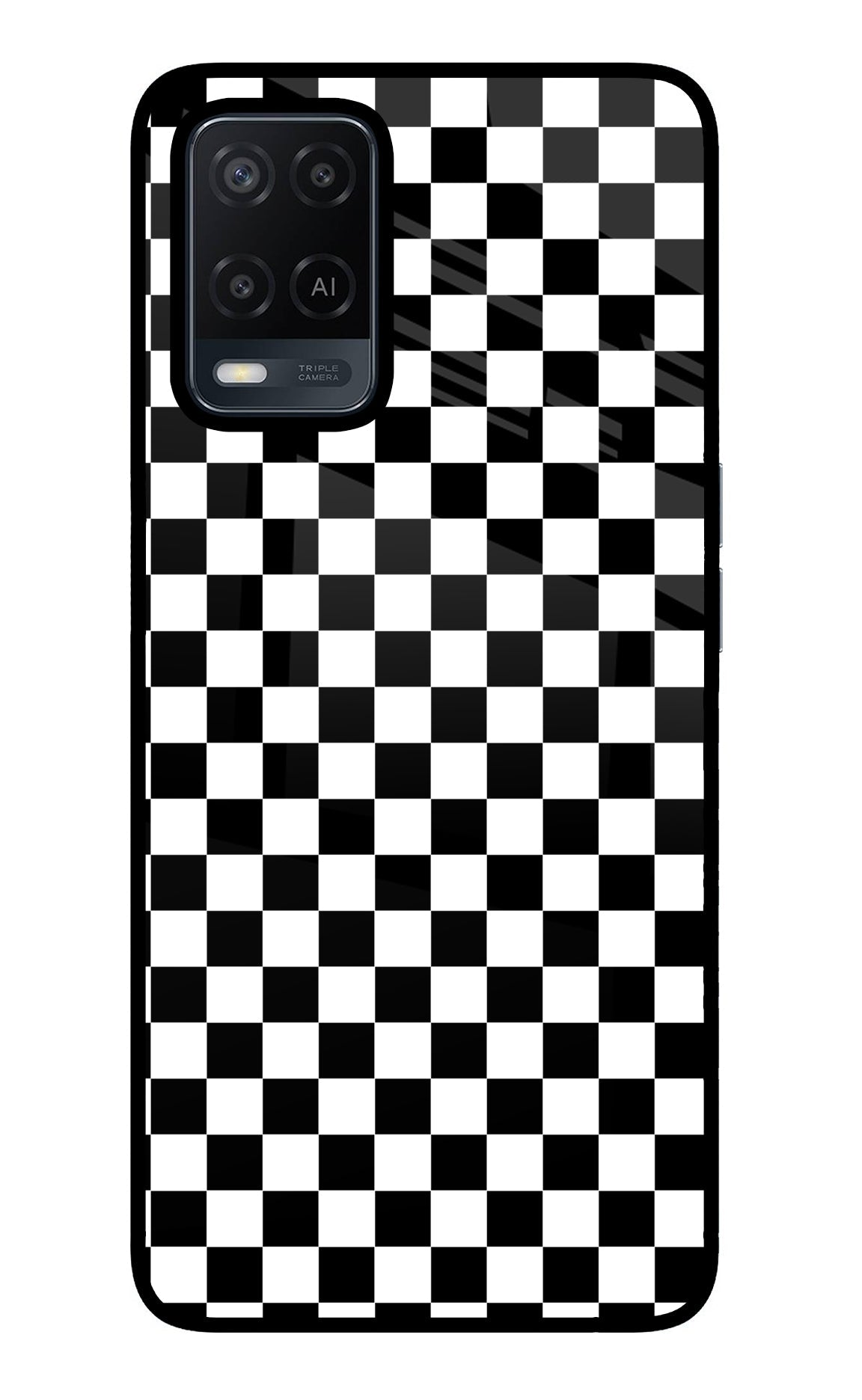Chess Board Oppo A54 Glass Case