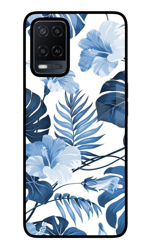 Fabric Art Oppo A54 Glass Case