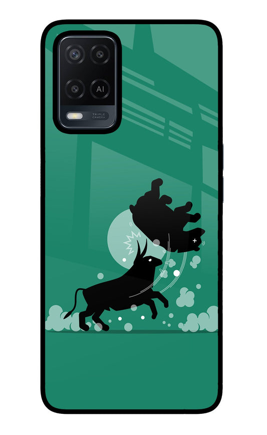 Bull Conqueror Oppo A54 Glass Case