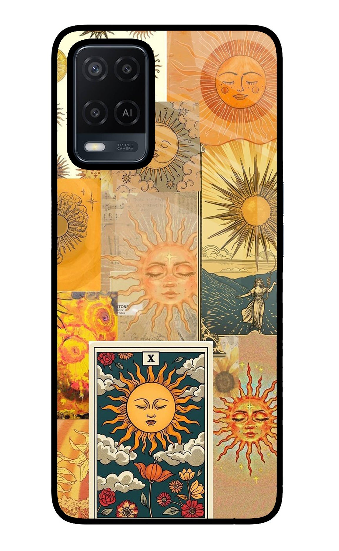 Sun Oppo A54 Glass Case