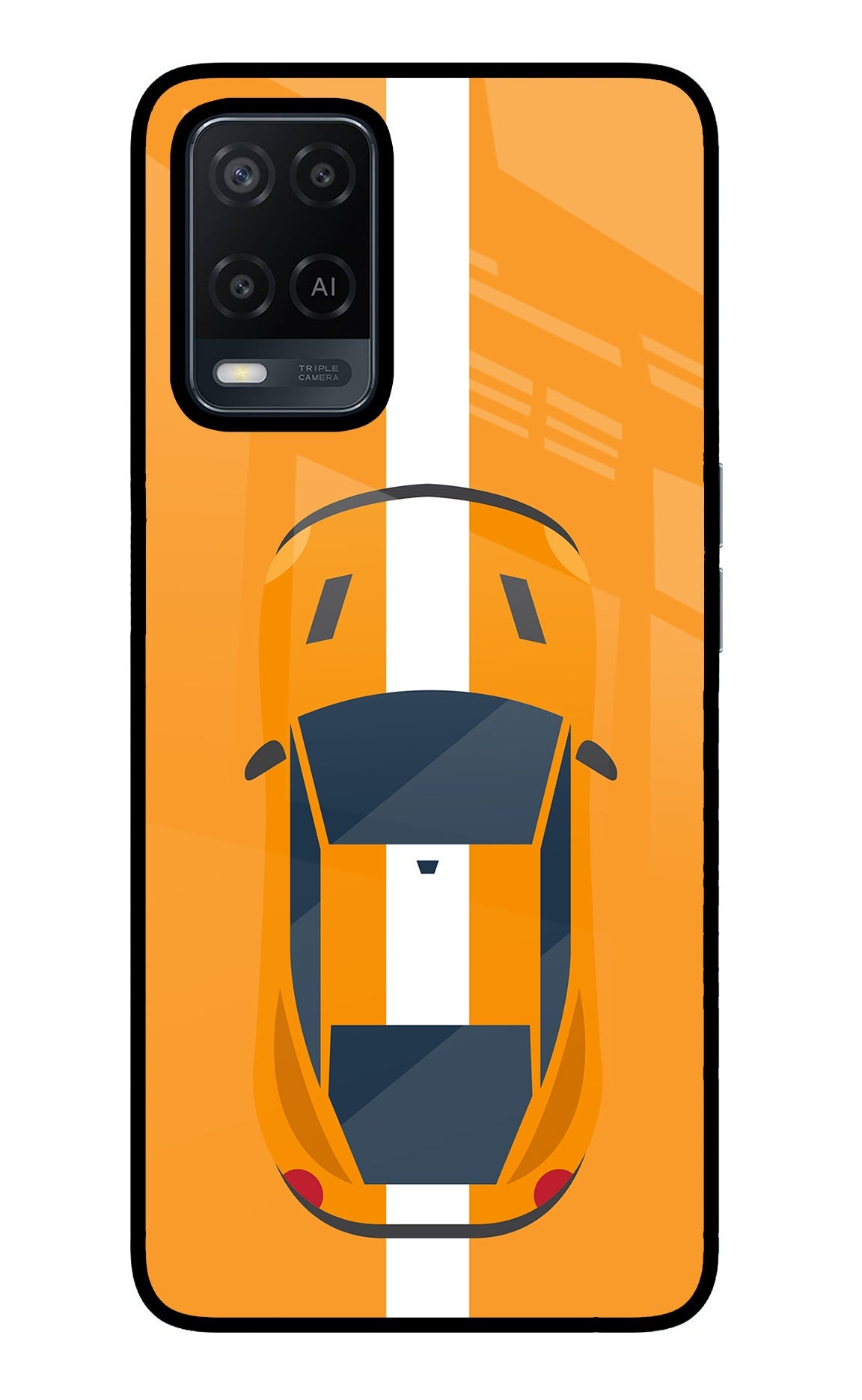 Highway Pursuit Oppo A54 Glass Case