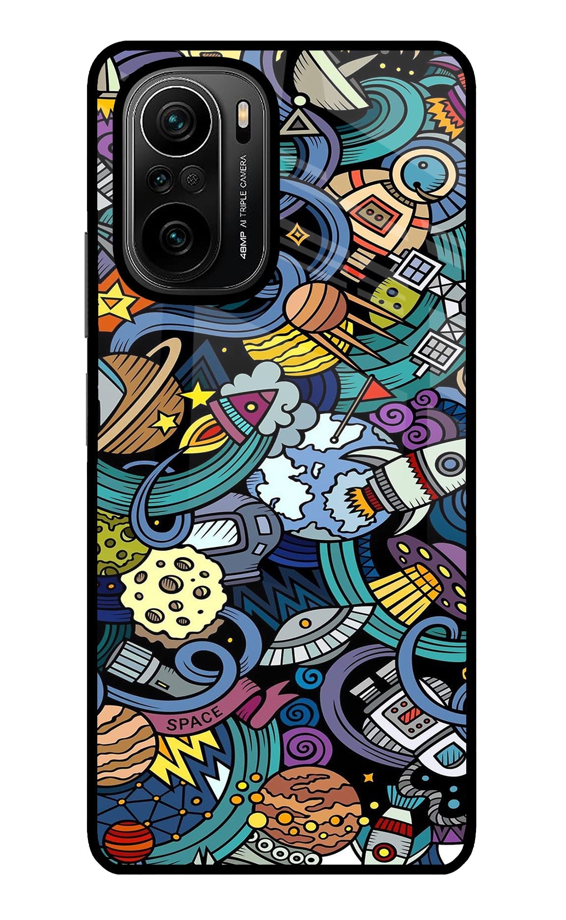 Space Abstract Mi 11X/11X Pro Back Cover