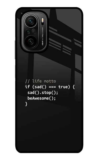Life Motto Code Mi 11X/11X Pro Back Cover
