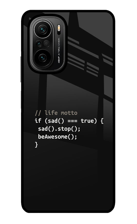 Life Motto Code Mi 11X/11X Pro Back Cover