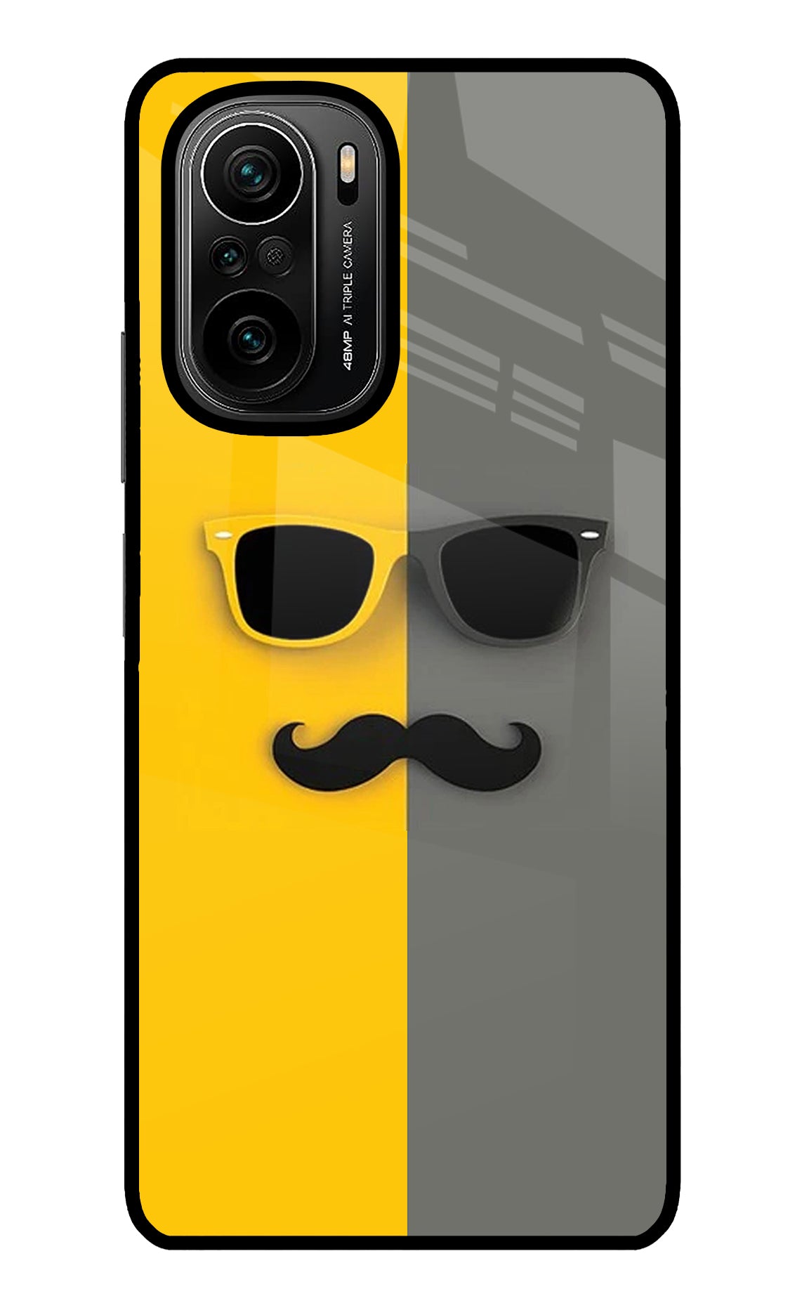 Sunglasses with Mustache Mi 11X/11X Pro Back Cover