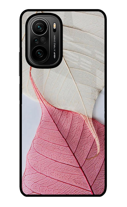 White Pink Leaf Mi 11X/11X Pro Back Cover