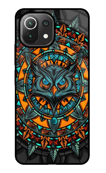 Angry Owl Art Mi 11 Lite Back Cover