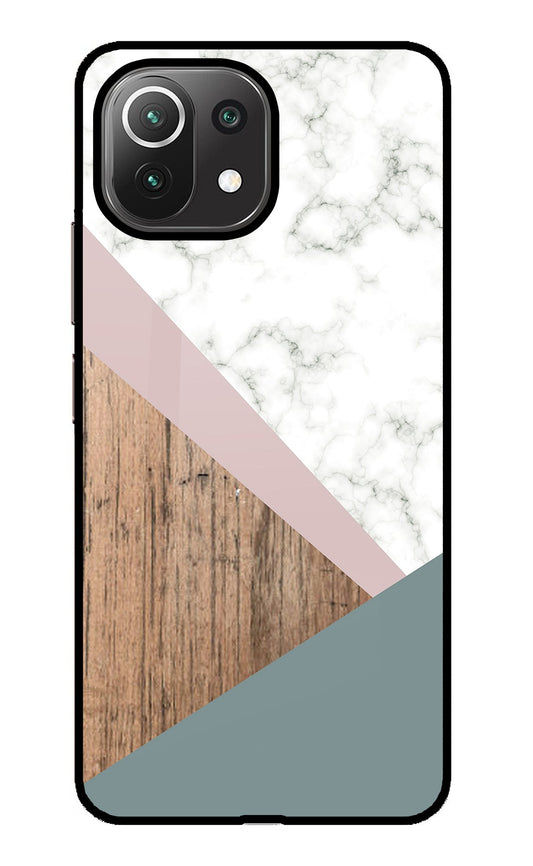 Marble wood Abstract Mi 11 Lite Back Cover