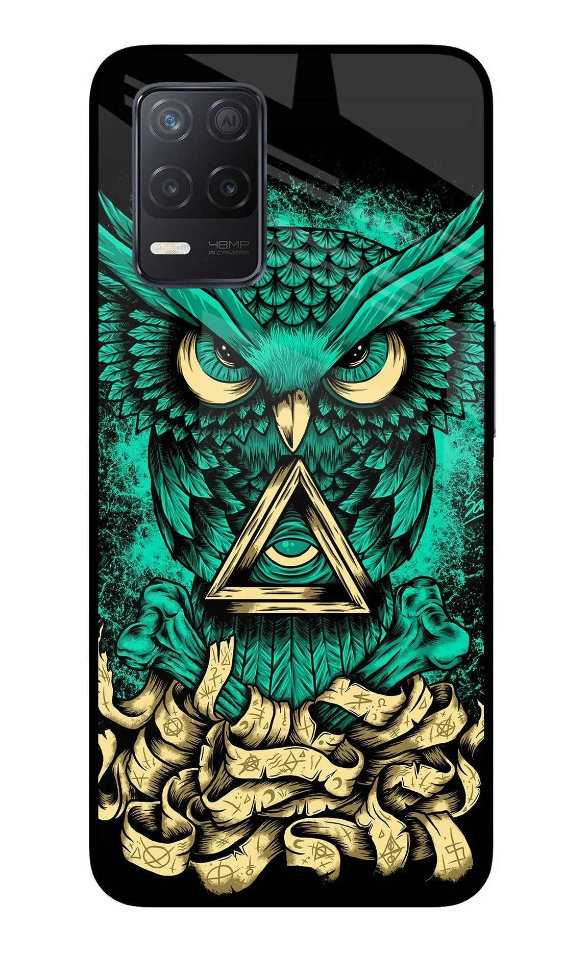 Green Owl Realme 8 5G/8s 5G Glass Case