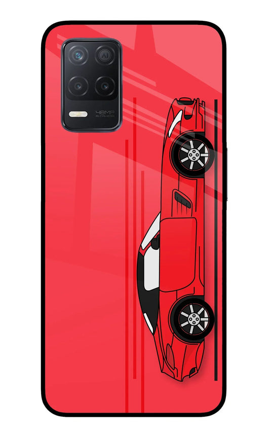 Red Velocity Realme 8 5G/8s 5G Glass Case