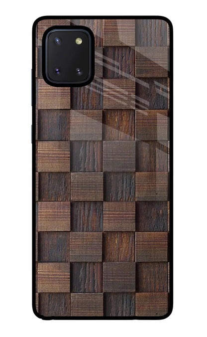 Wooden Cube Design Samsung Note 10 Lite Back Cover