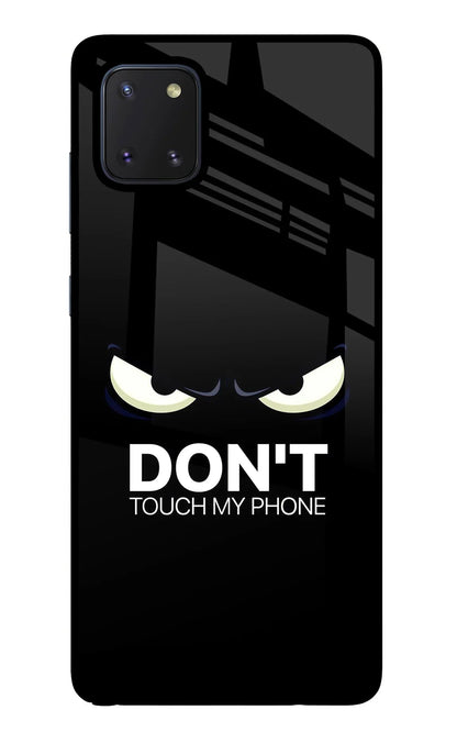 Don'T Touch My Phone Samsung Note 10 Lite Back Cover