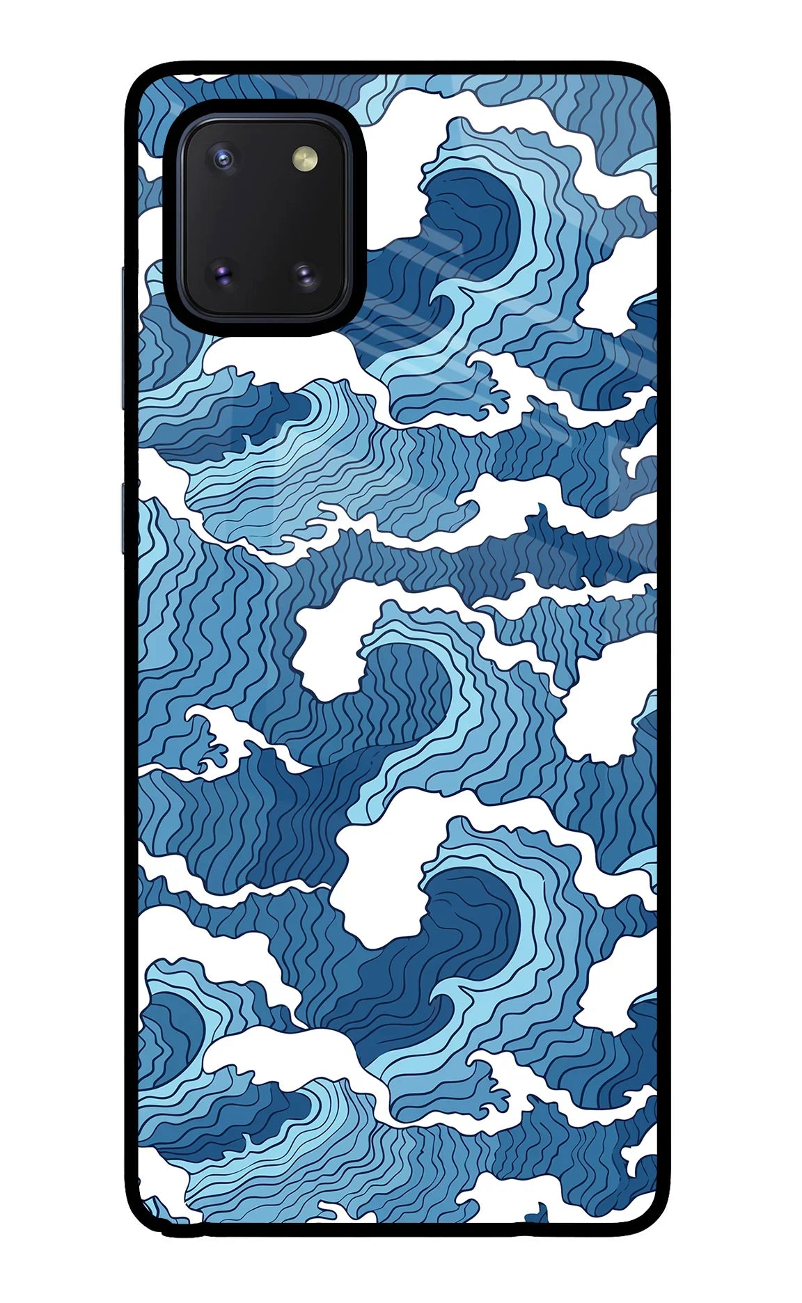 Blue Waves Samsung Note 10 Lite Back Cover