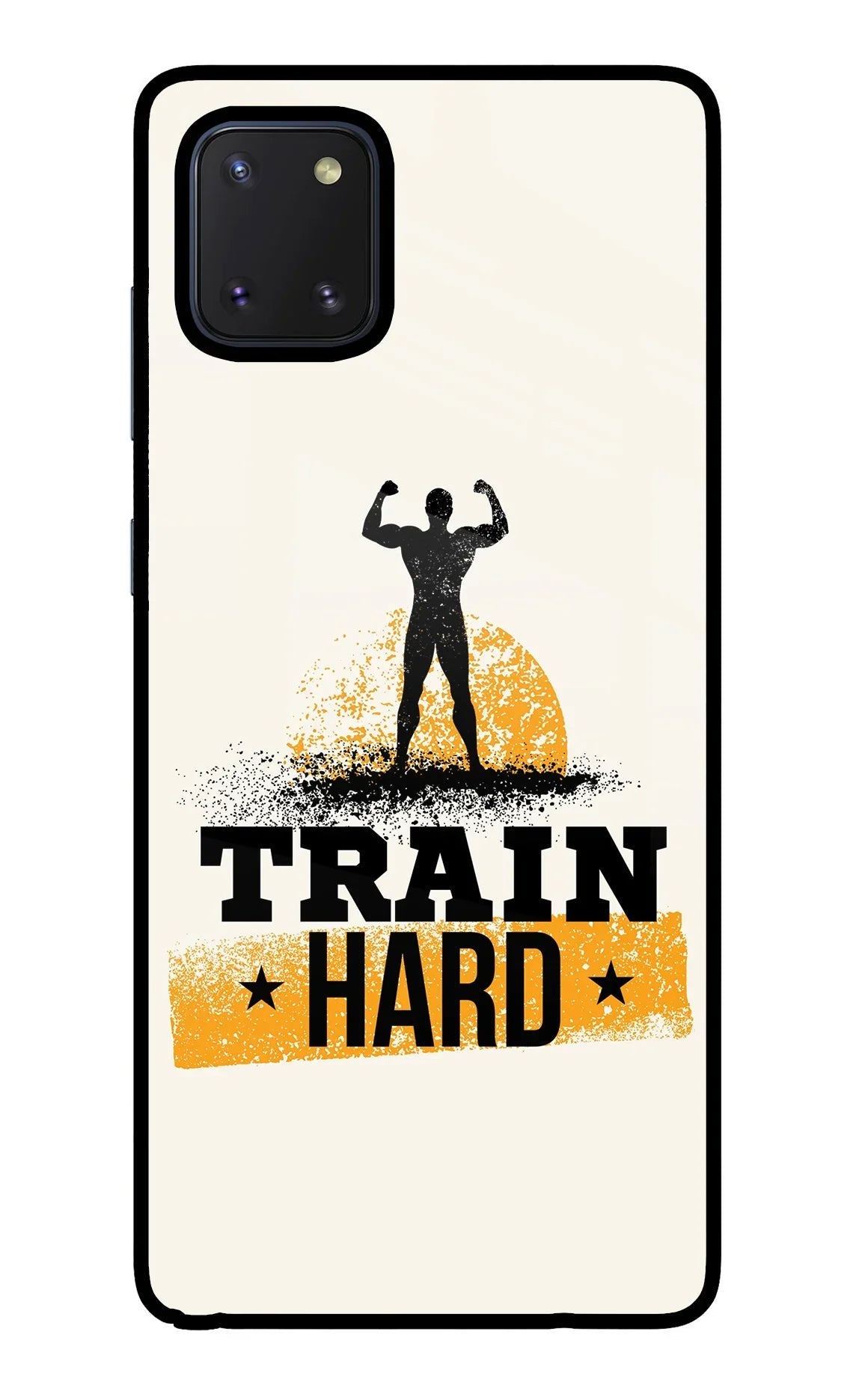 Train Hard Samsung Note 10 Lite Glass Case