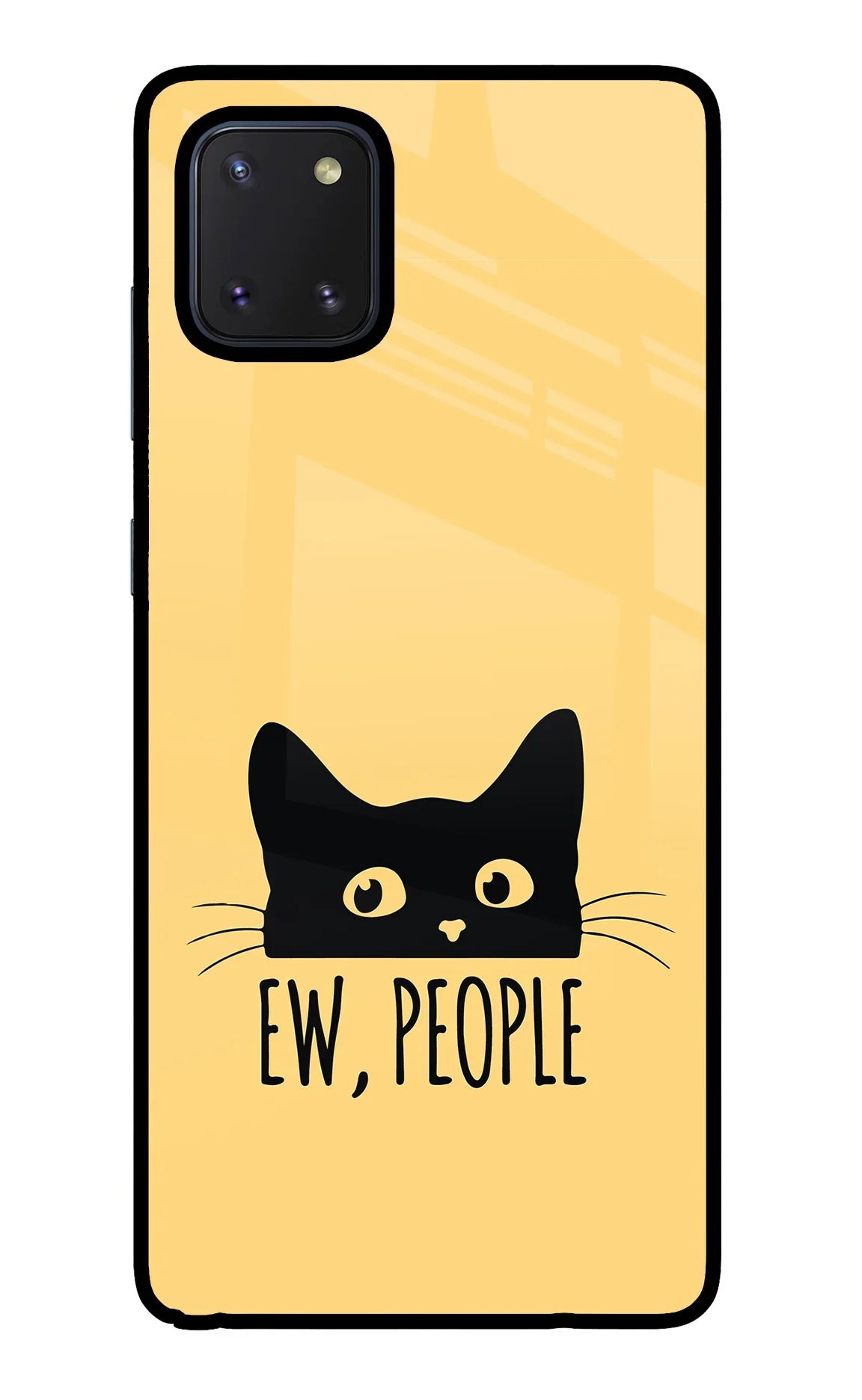 Ew People Catitude Samsung Note 10 Lite Glass Case