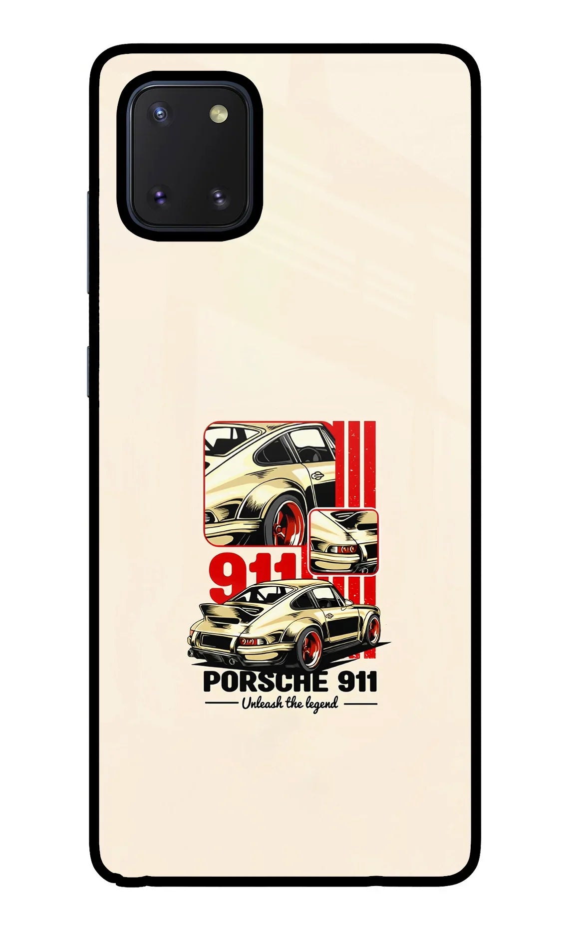 Classic Porsche 911 Samsung Note 10 Lite Glass Case