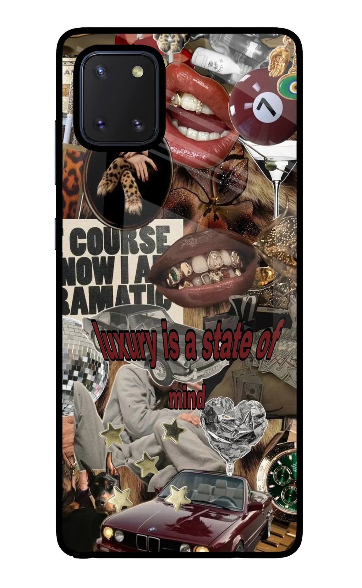 Luxury Samsung Note 10 Lite Glass Case