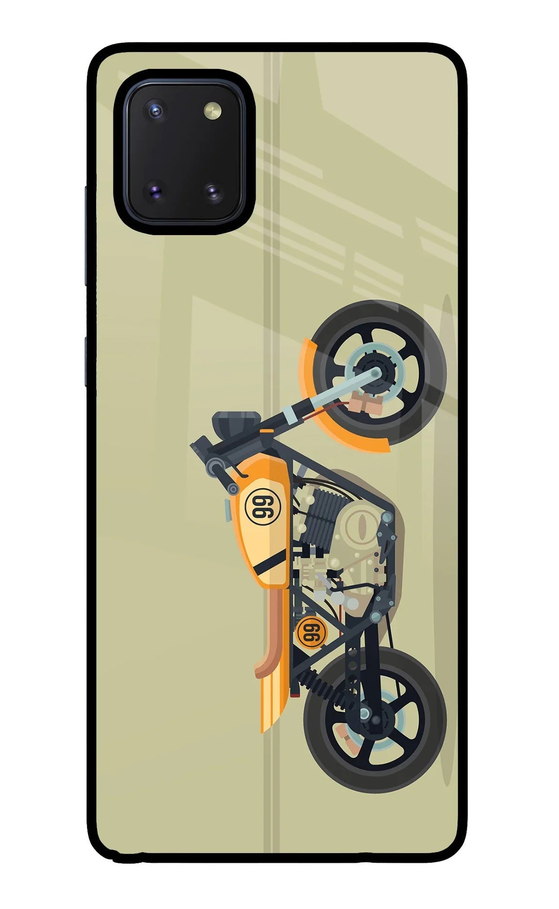 Vertical Speedster Samsung Note 10 Lite Glass Case