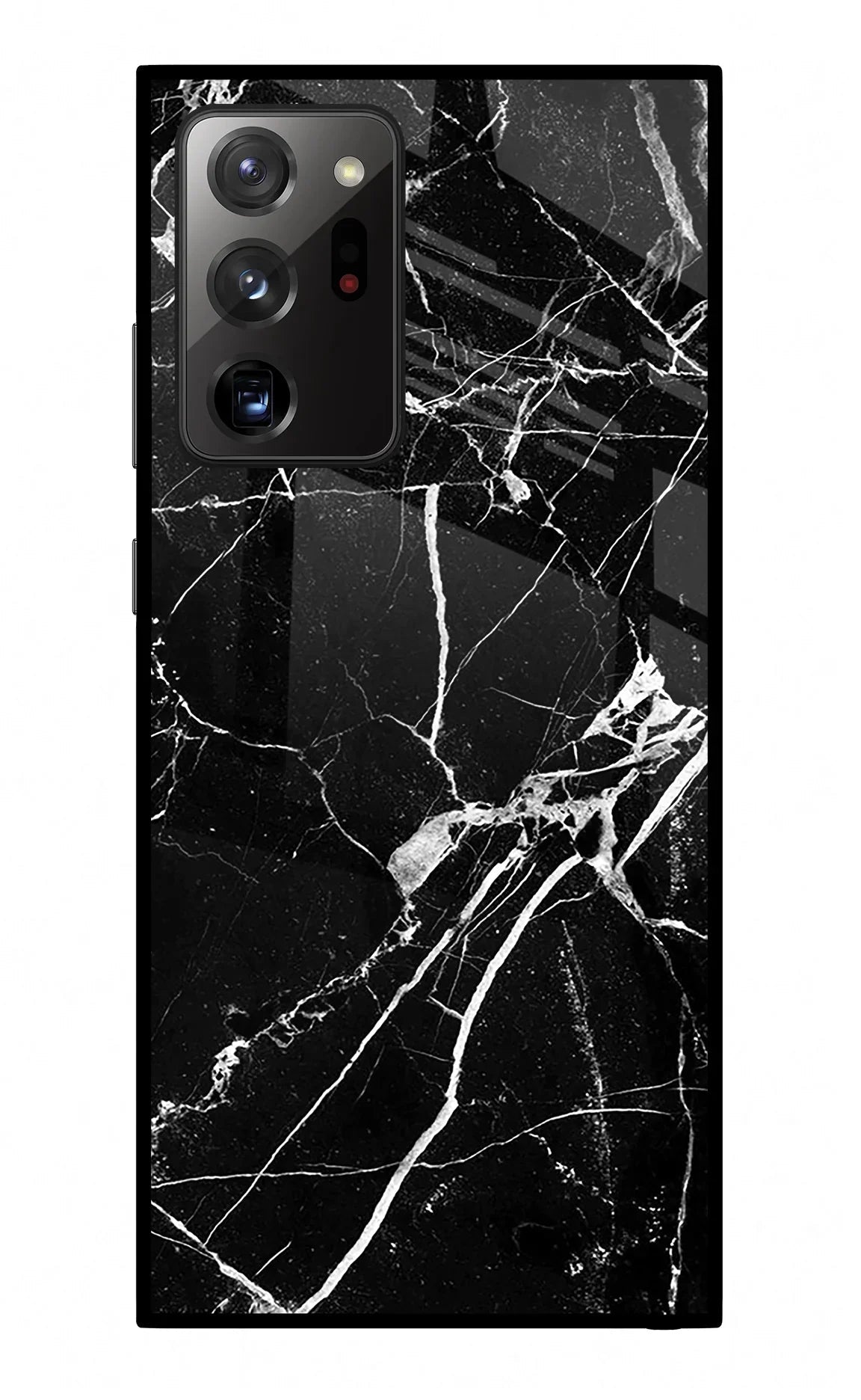 Black Marble Pattern Samsung Note 20 Ultra Back Cover