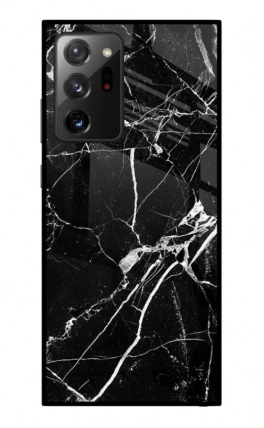 Black Marble Pattern Samsung Note 20 Ultra Back Cover