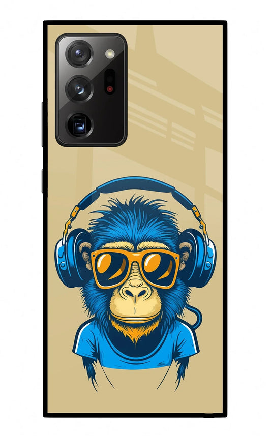 Monkey Headphone Samsung Note 20 Ultra Glass Case